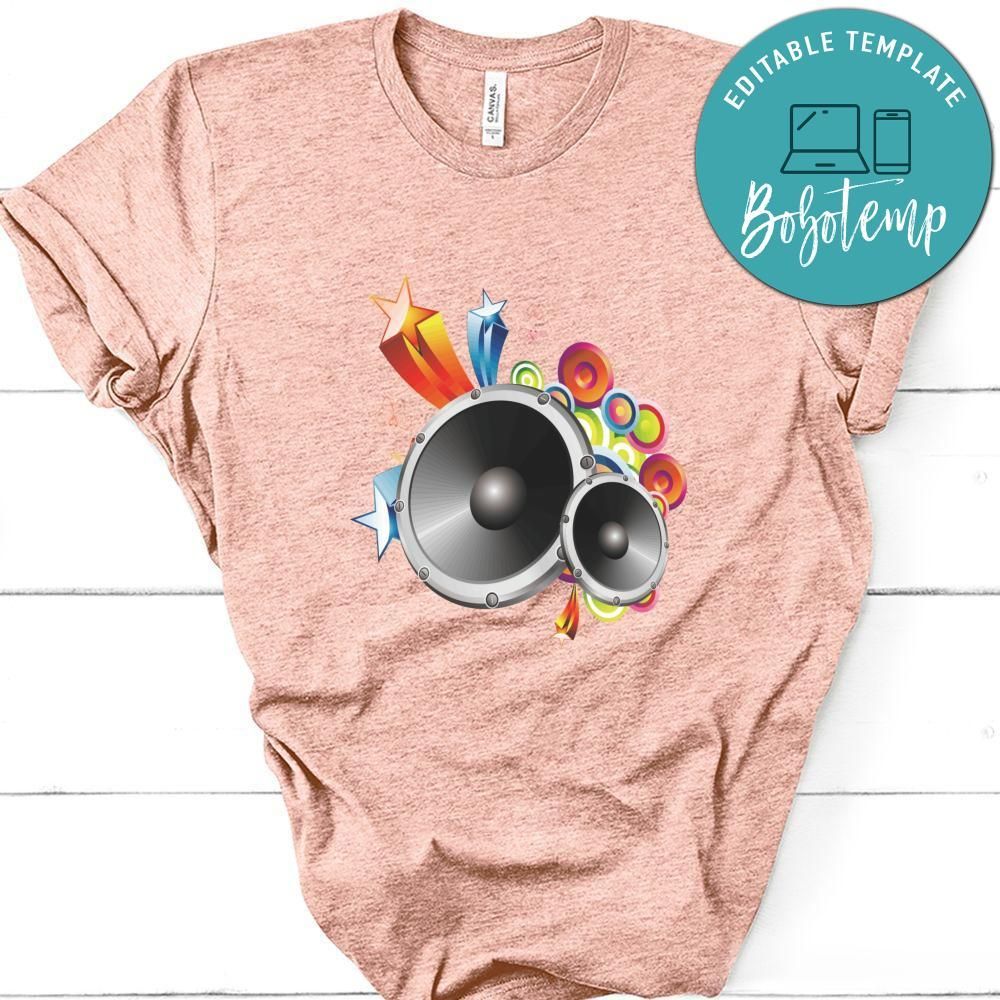 Music Loudspeaker Shirt