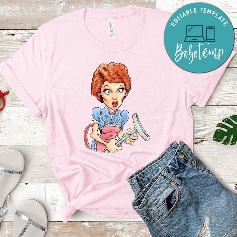 Lucille Ball Funny Cartoon Shirt