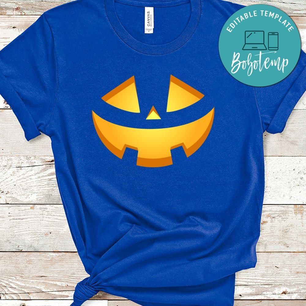 Scary Funny Glowing Faces Halloween Pumpkin Ghost No5 Shirt