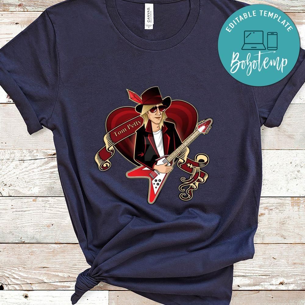Tom Petty Heartbreakers Cartoon Shirt