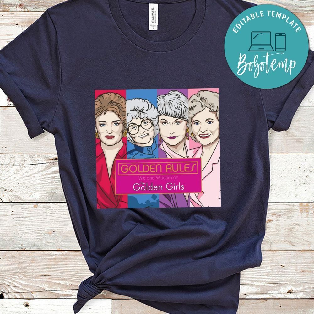 Golden Rules Wit And Wisdom Of The Golden Girls Shirt