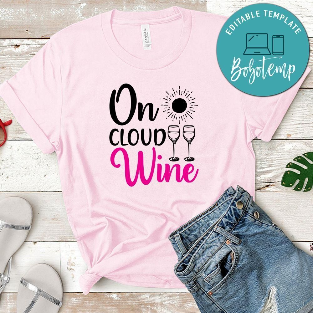 On Cloud Wine Tshirt