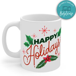 Happy Holiday No3 Mug