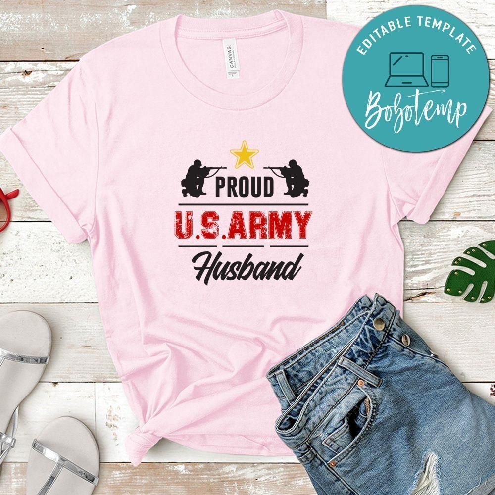 Proud US Army Husband Shirt