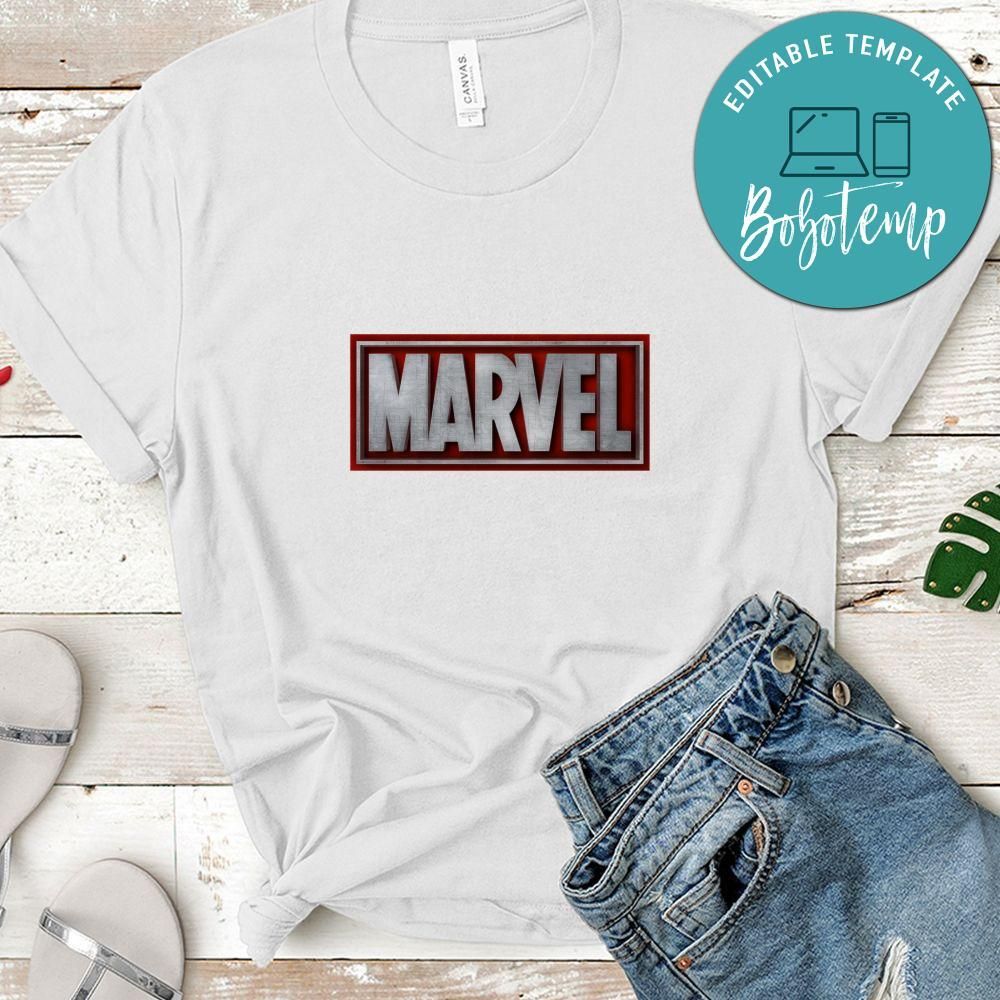 Marvel Typography Shirt