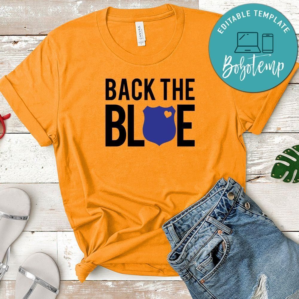 Back The Blue Shirt