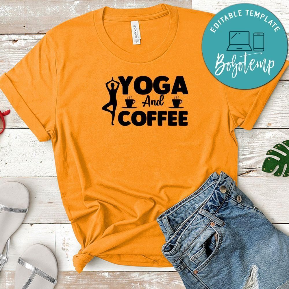 Yoga And Coffee Shirt