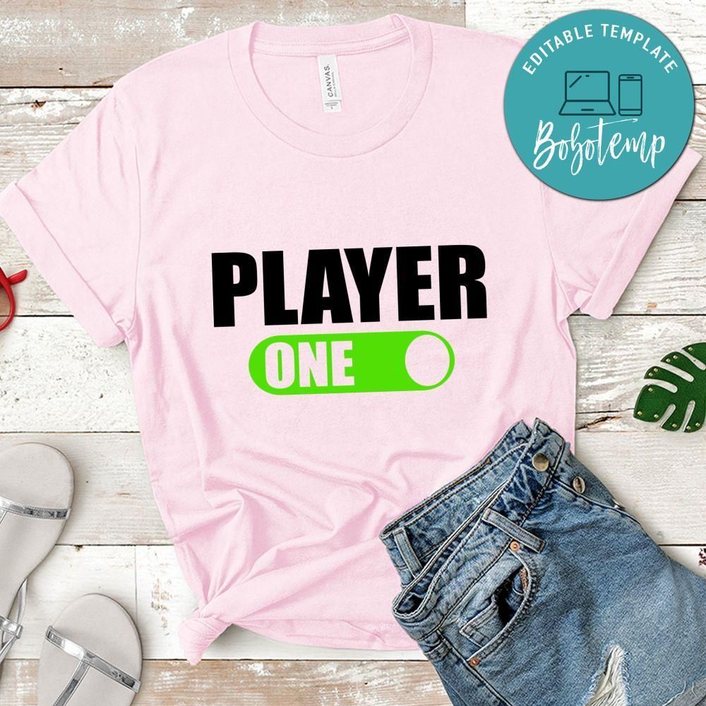 Gamer Player One Shirt