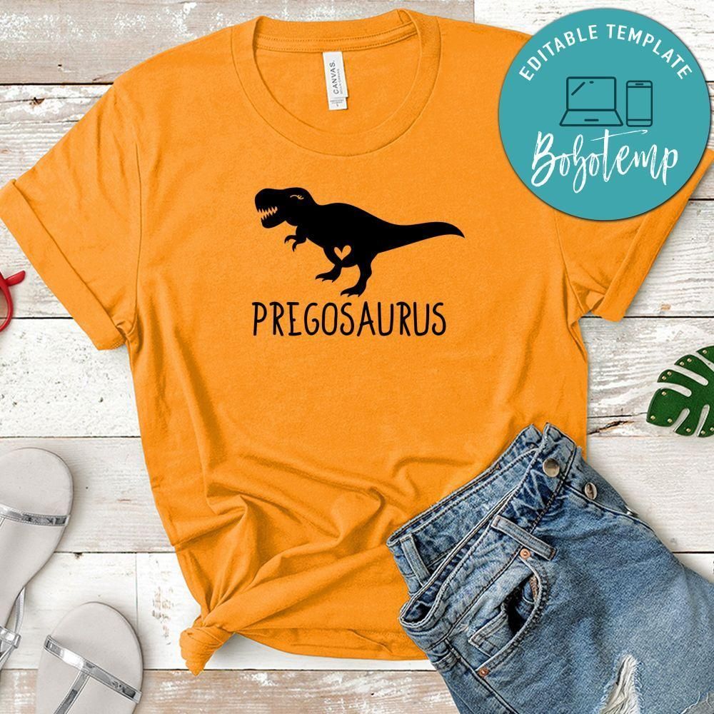 Pregnancy Pregosaurus Shirt