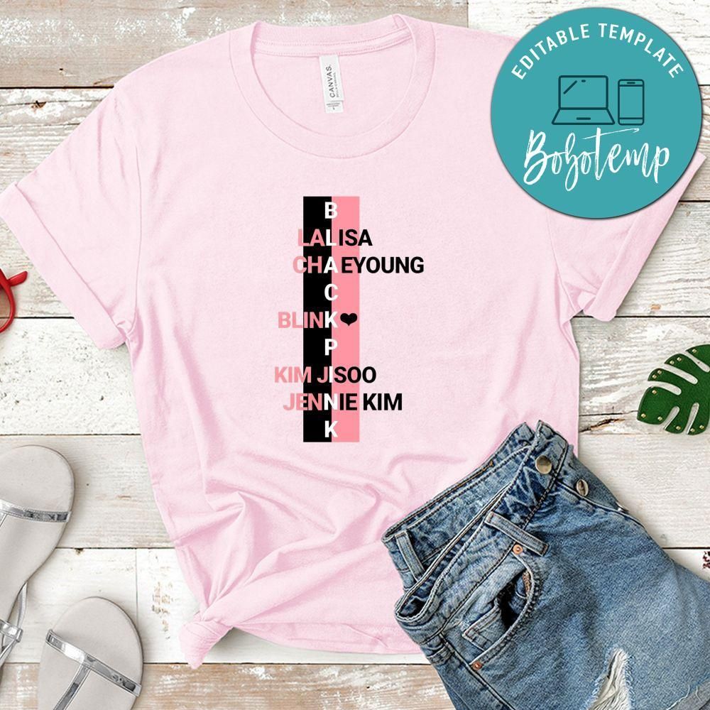 Blackpink Love Jisoo ‎Jennie ‎Rose ‎Lisa Shirt