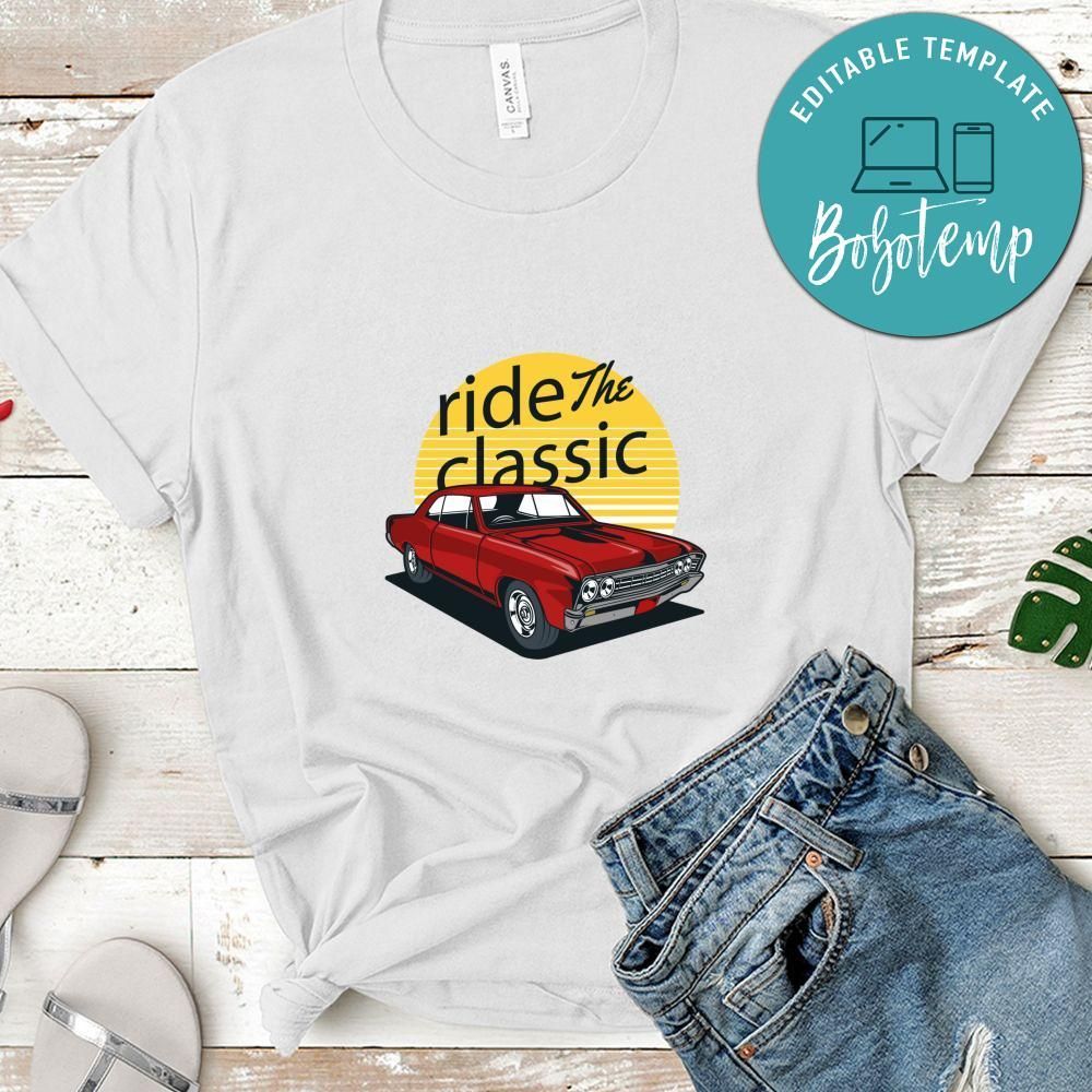 Ride The Classic Shirt, Red Car Shirt