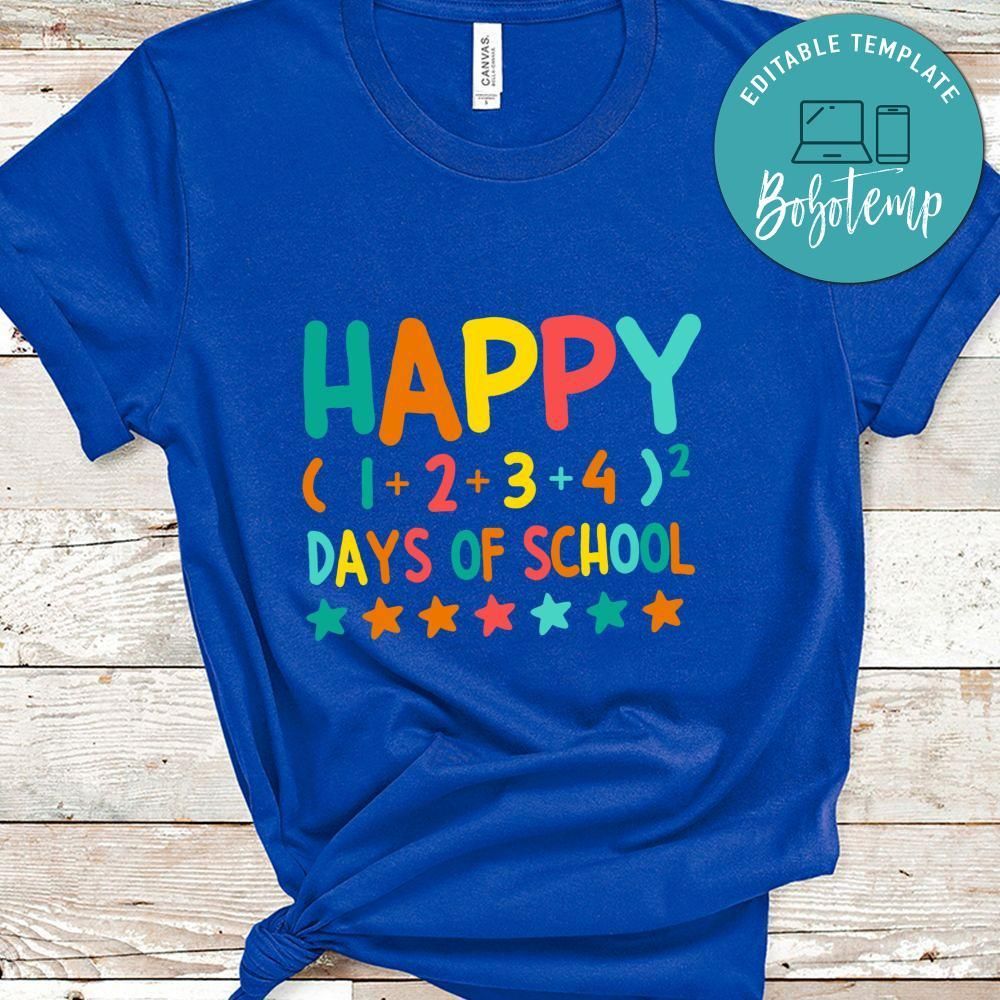Math Formula 100 Days of School Shirt