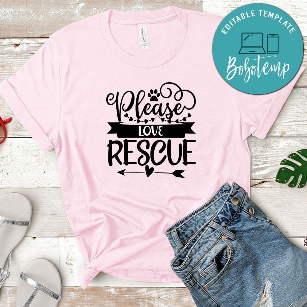 Please Love Rescue Unisex Shirt