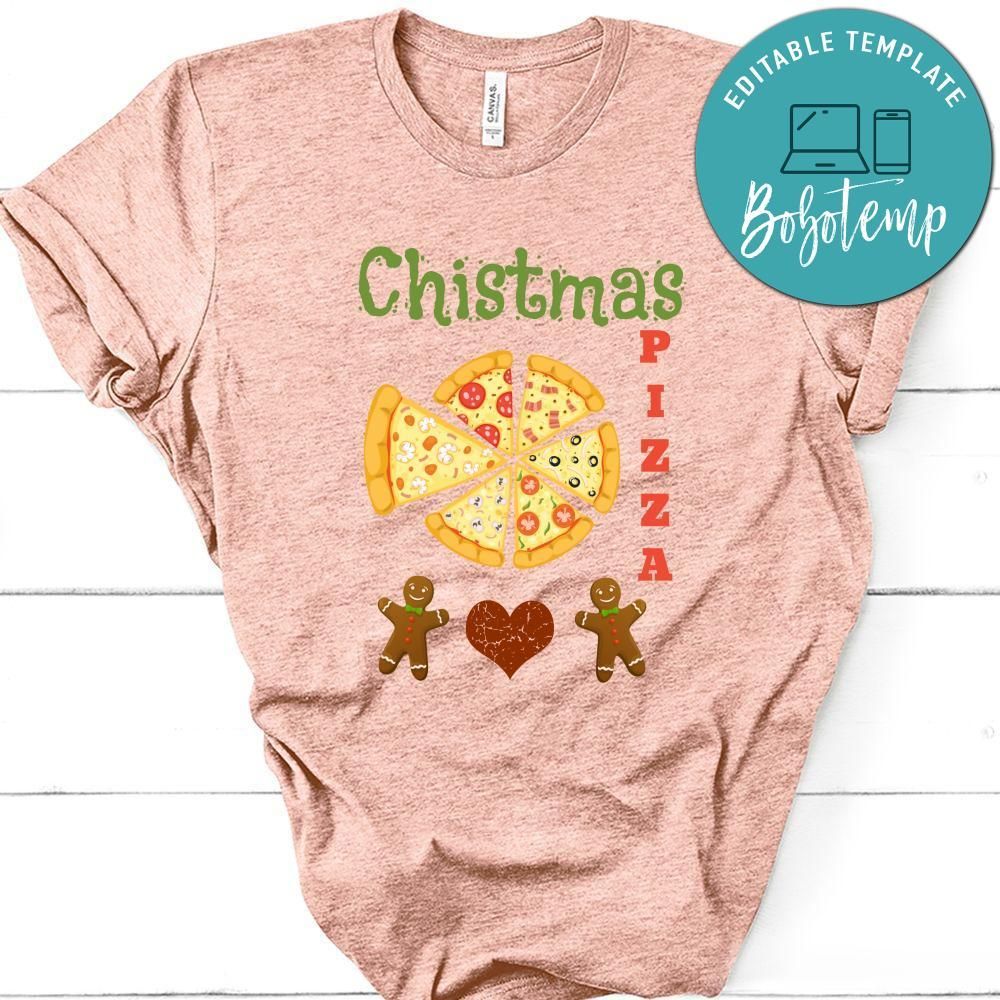 Christmas Pizza And Gingerbread Shirt
