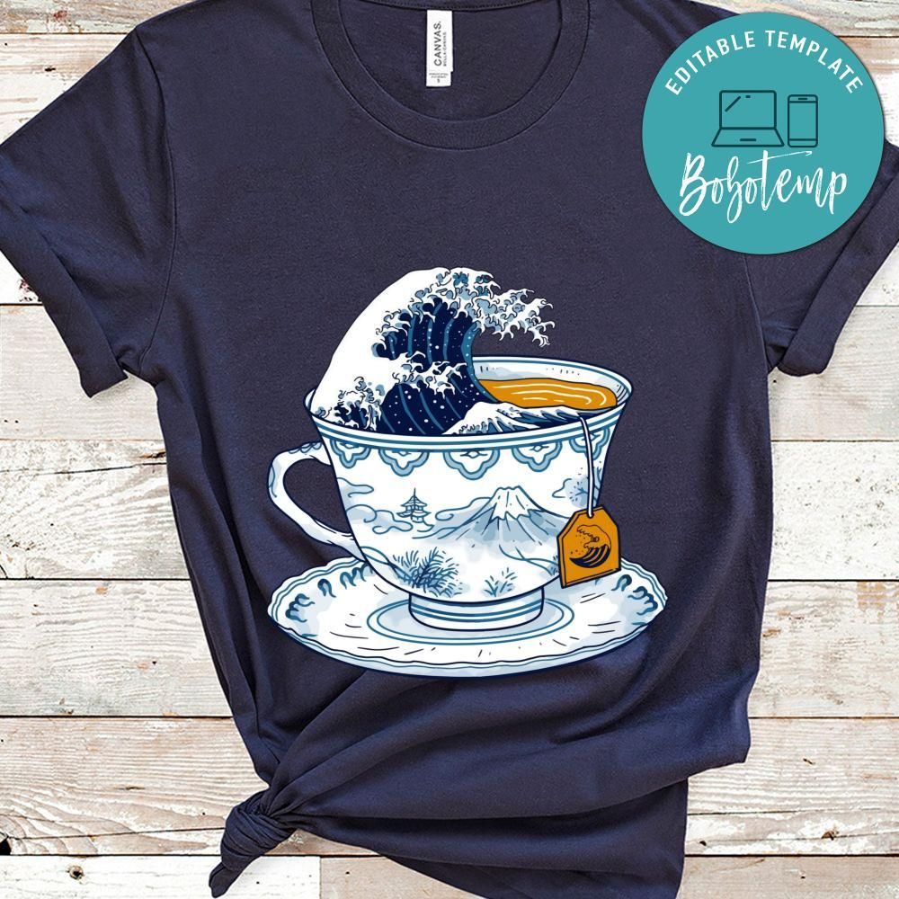 Japon The Great Kanagawa Tea Shirt