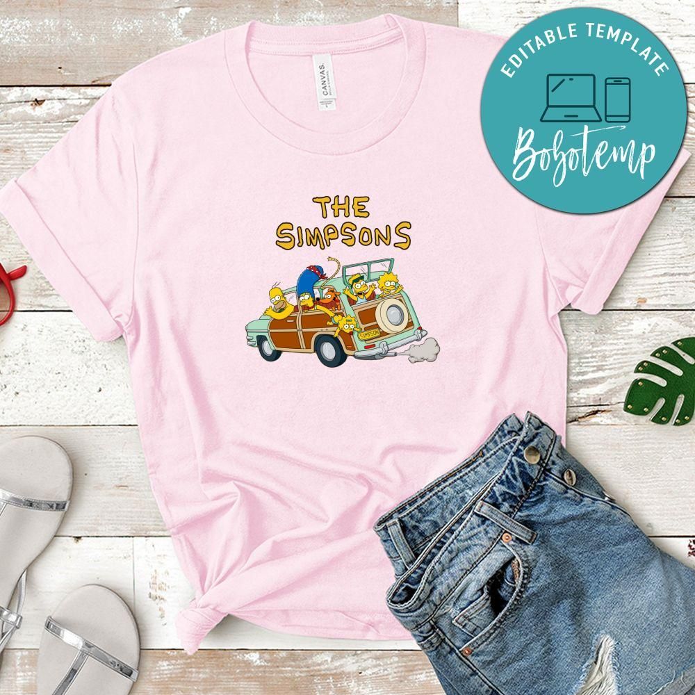 The Simpsons Vacation Shirt