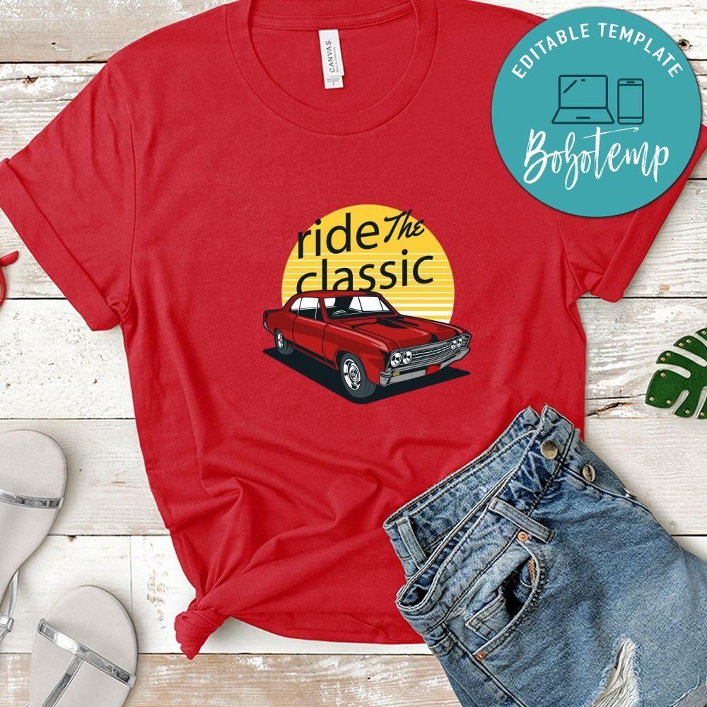 Ride The Classic Shirt, Red Car Shirt