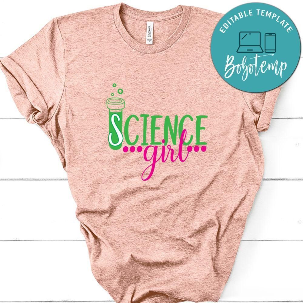 Nerdy Science Girl Shirt