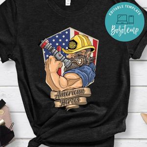 American Heroes Firefighters Eagerly To Save Lives Shirt