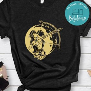 Women Knight With Archery An Fool Moon Shirt