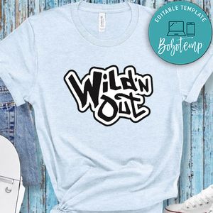 Wild N Out Logo Color Editable Shirt