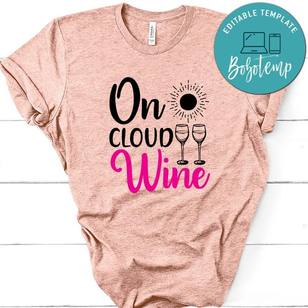 On Cloud Wine Tshirt
