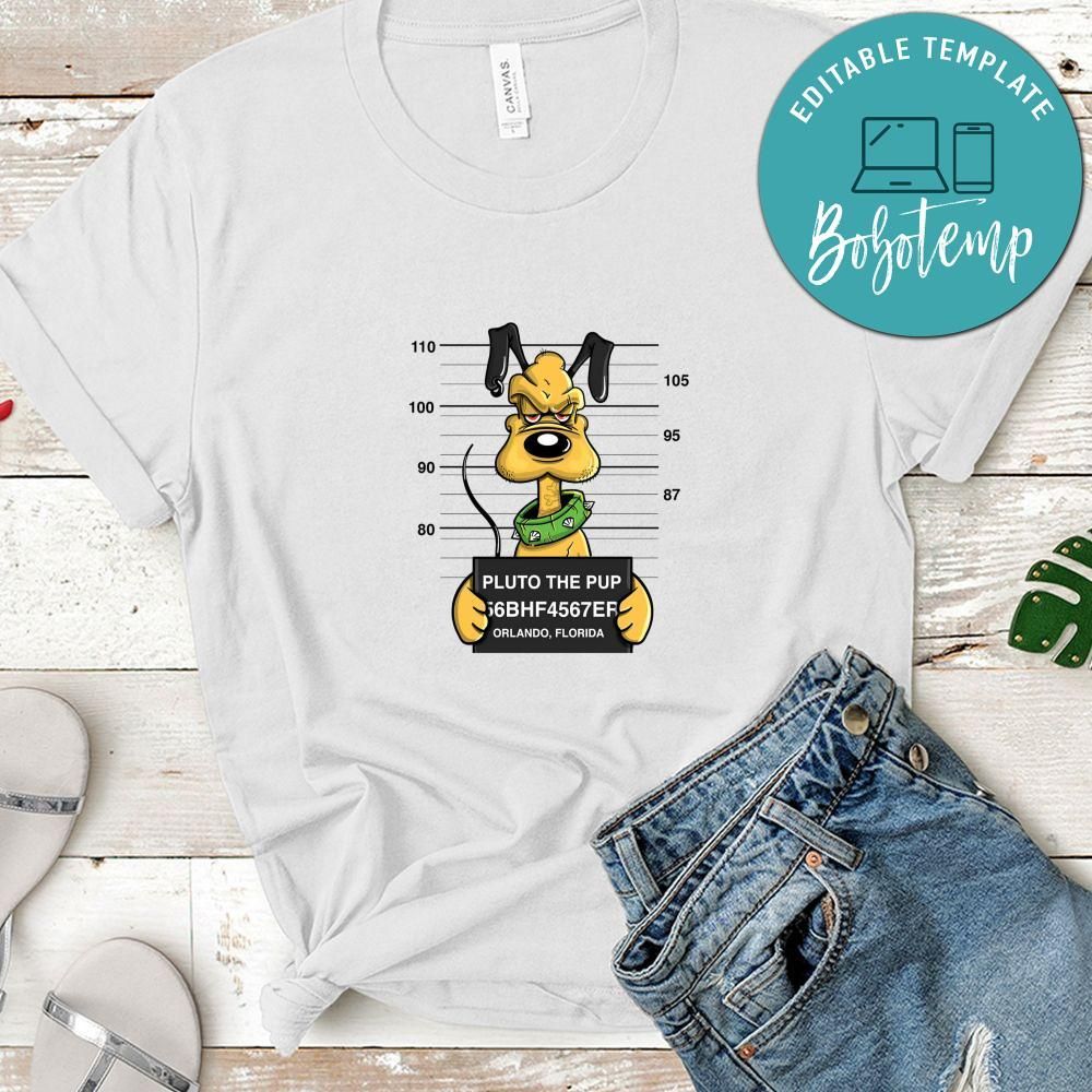 Jail Pluto The Pup Shirt