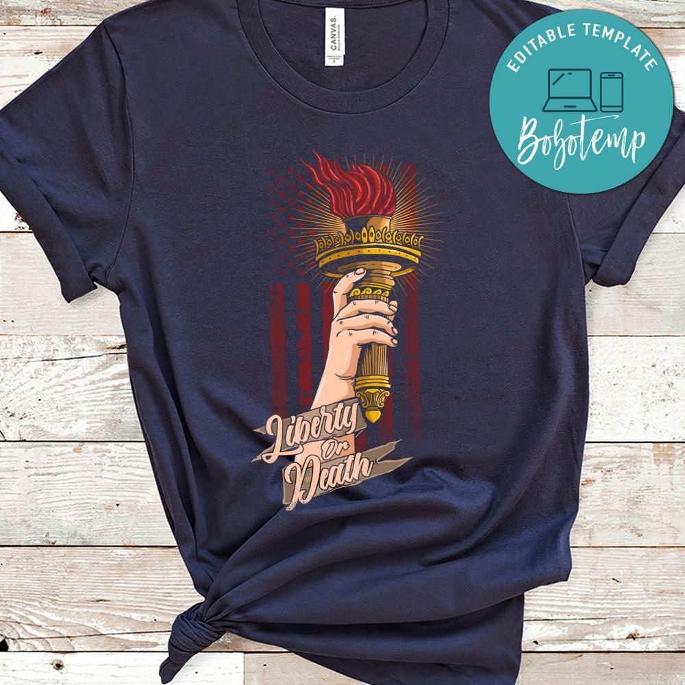 Veteran American Liberty Or Death Tshirt