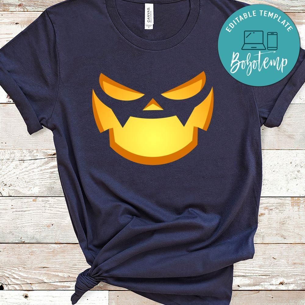 Scary Funny Glowing Faces Halloween Pumpkin Ghost No14 Shirt