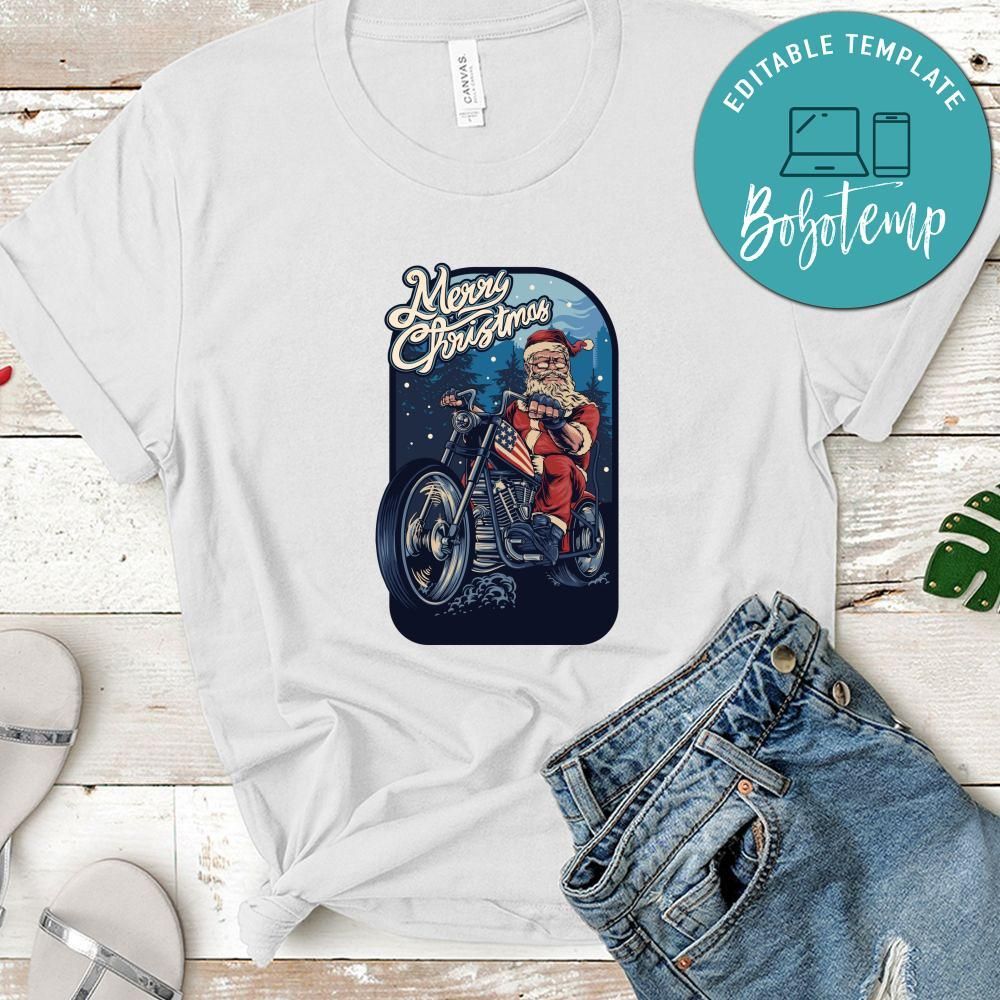 Merry Christmas, Santa Claus Christmas America Cooper Shirt