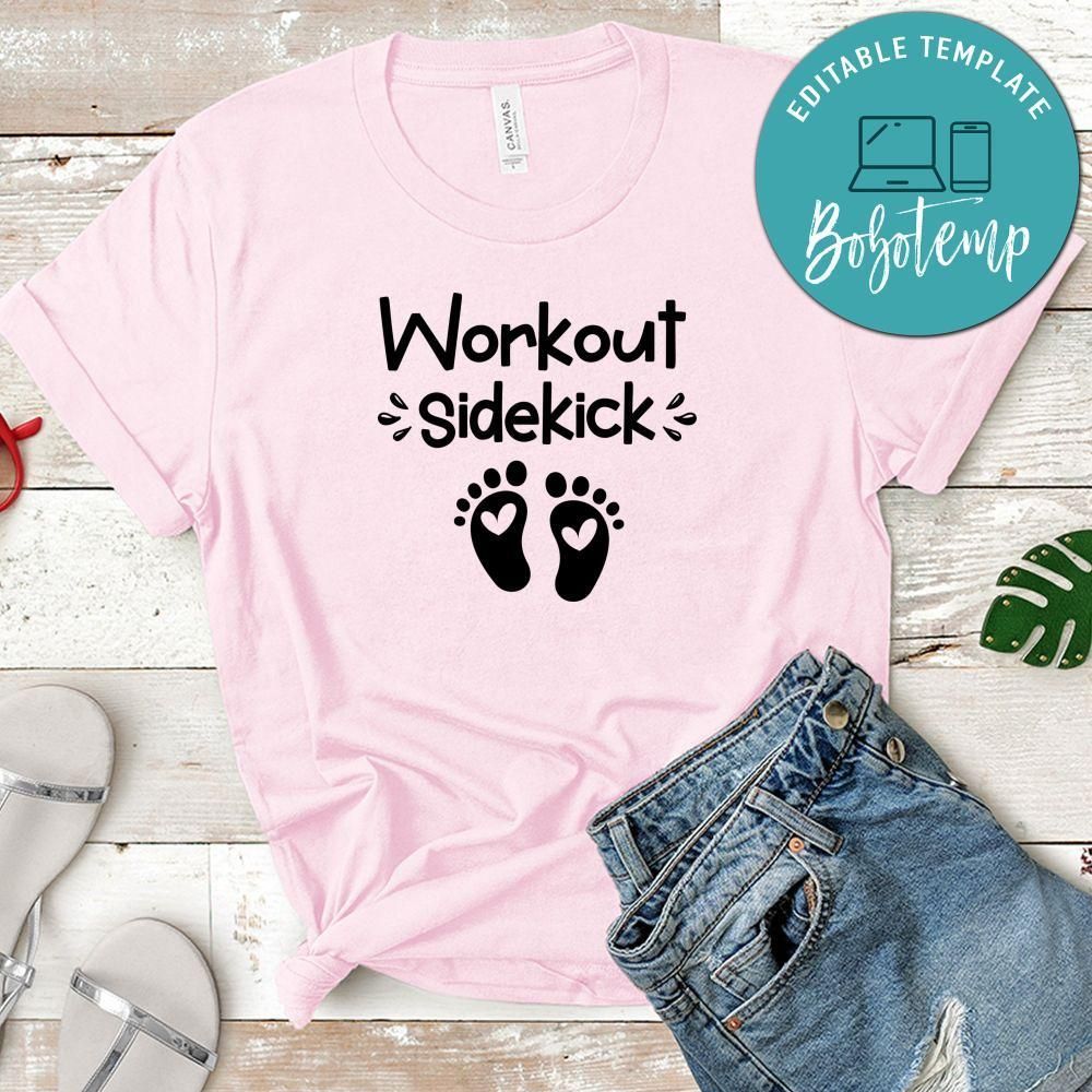 Pregnancy Workout Sidekick Shirt