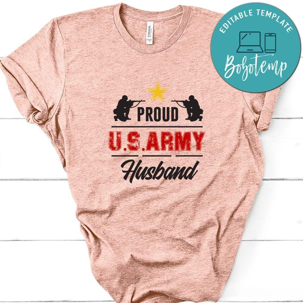 Proud US Army Husband Shirt