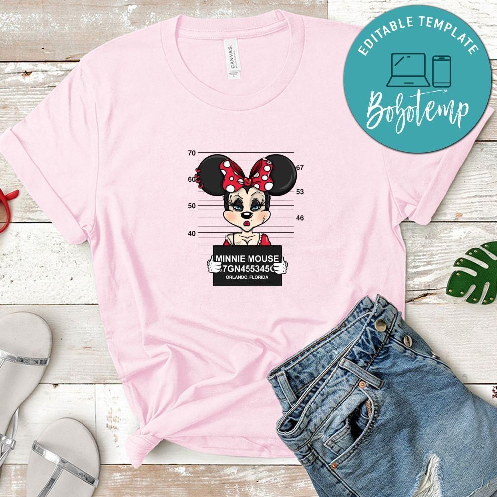 Jail Minnie Mouse Shirt
