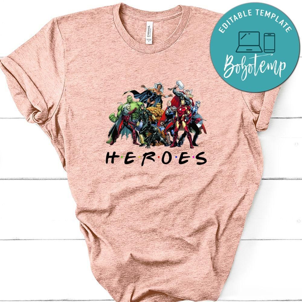 Marvel Comics Heroes Characters Shirt, Heroes Shirt