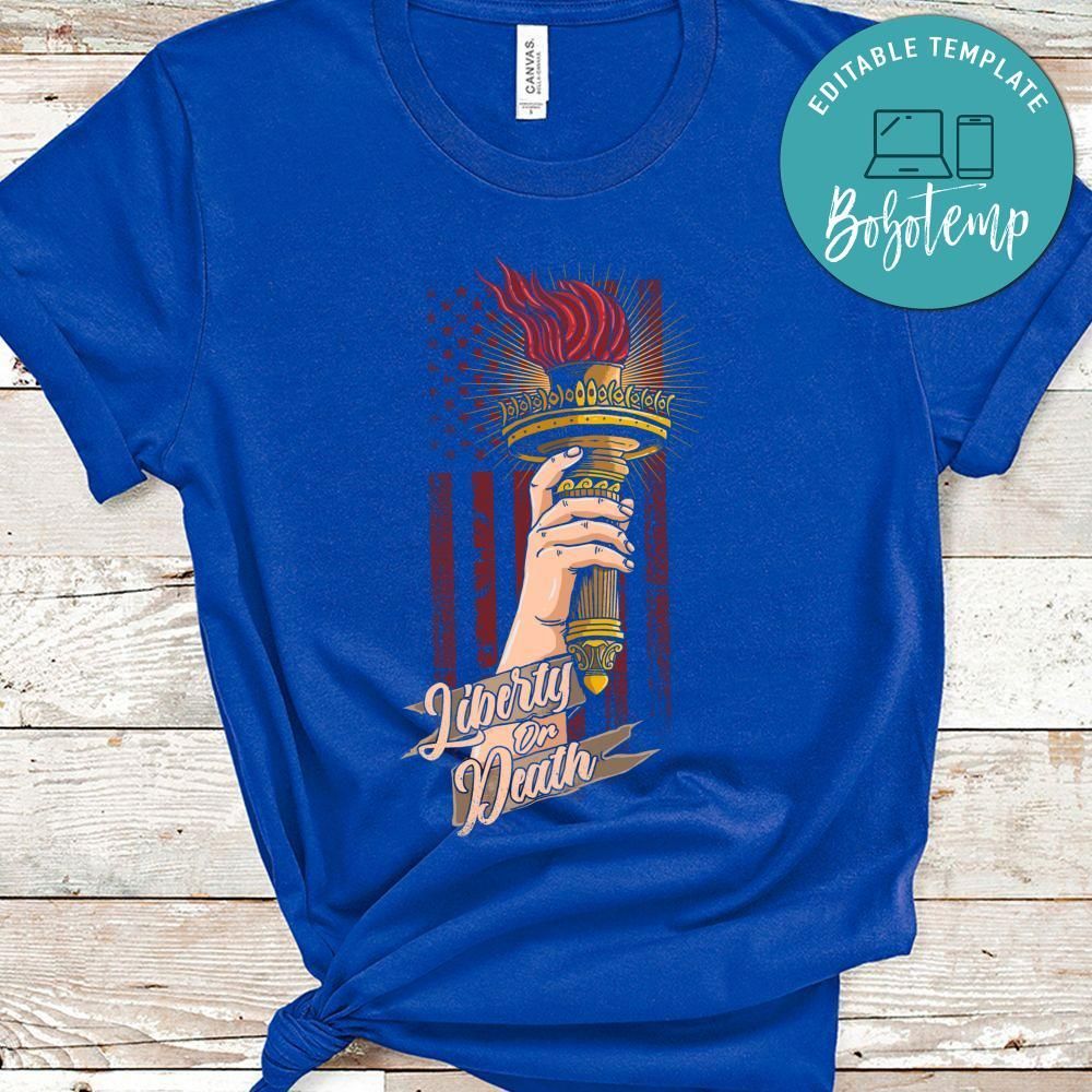 Veteran American Liberty Or Death Tshirt