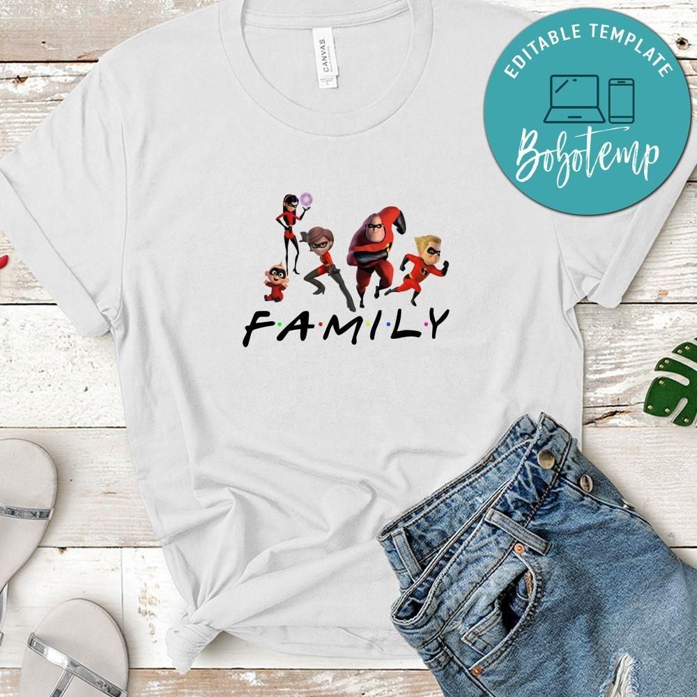 Disney The Incredibles Family Shirt, Disney World Shirt