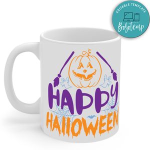 Happy Halloween White Gift Mug
