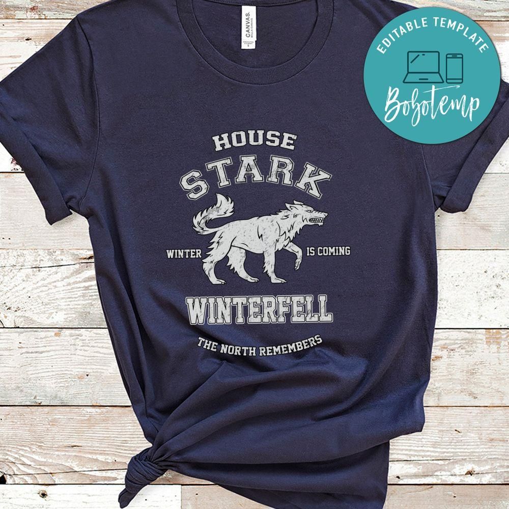 Game Of Thrones House Stark Winter Is Coming Shirt