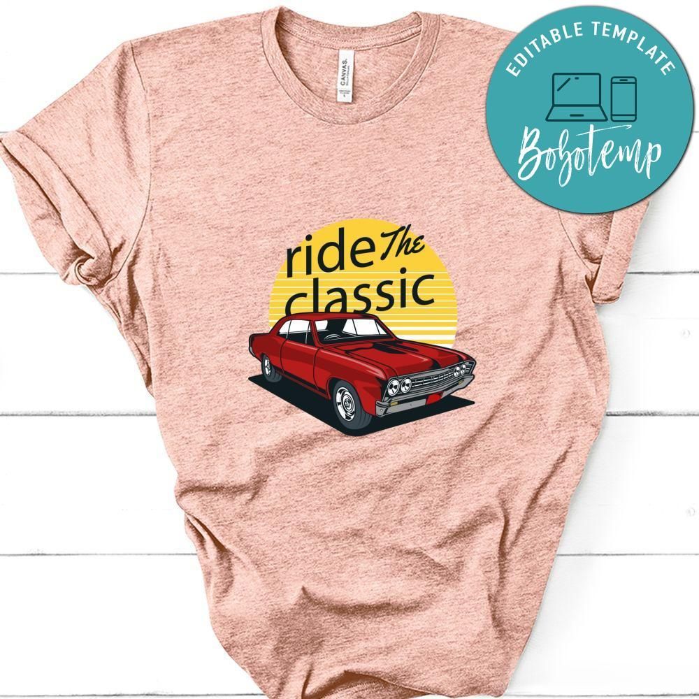 Ride The Classic Shirt, Red Car Shirt