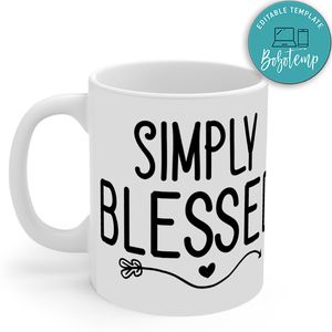 Simply Blessed Mug