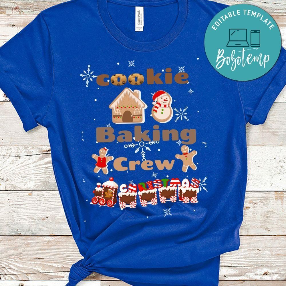 Christmas Cookie Baking Crew Shirt, Baking Shirt, Christmas Shirt