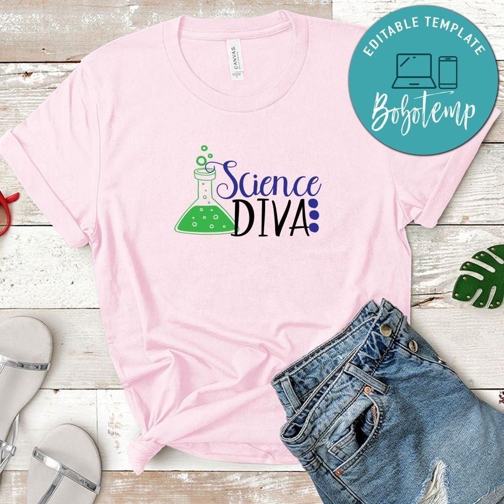 Nerdy Science Diva Shirt