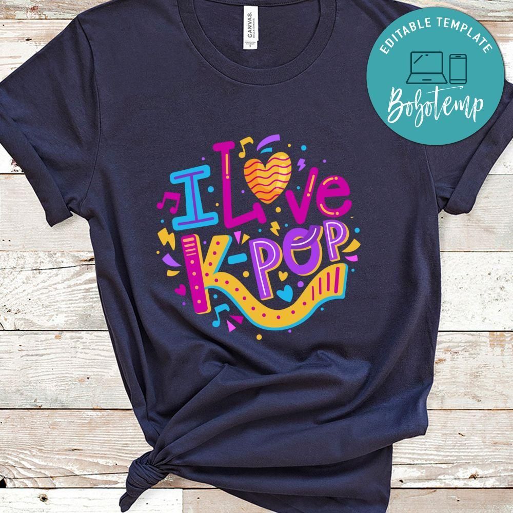 I Love Kpop Shirt