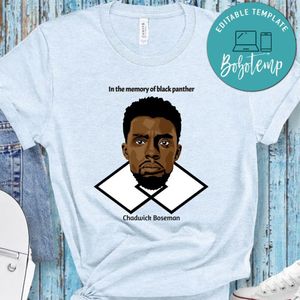 Chadwick Boseman In The Memory Of Black Panther Shirt, Black Panther Shirt