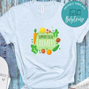 Veggies Support Local Farmers Shirt