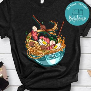 The Delicious Japanese Ramen Bowl Falling Shirt