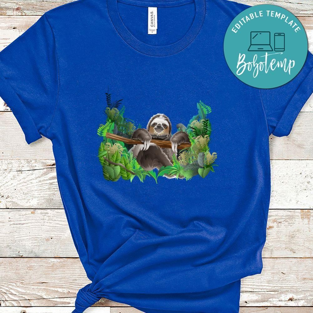 Sloth In The Rainforest Shirt