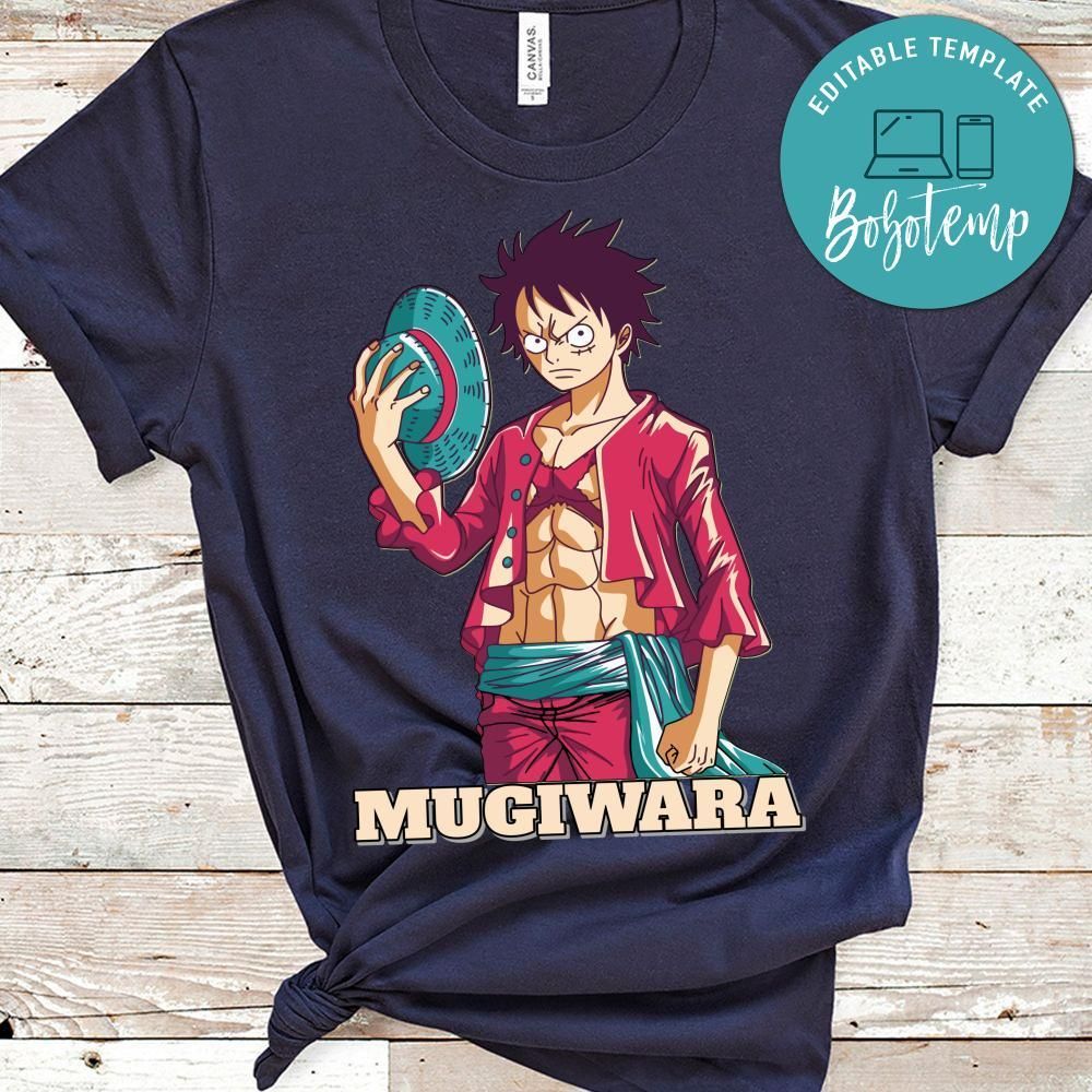 One Piece Pirates Monkey D. Luffy Mugiwara Shirt