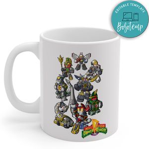 Mighty Morphin Power Rangers MegaZord Mug
