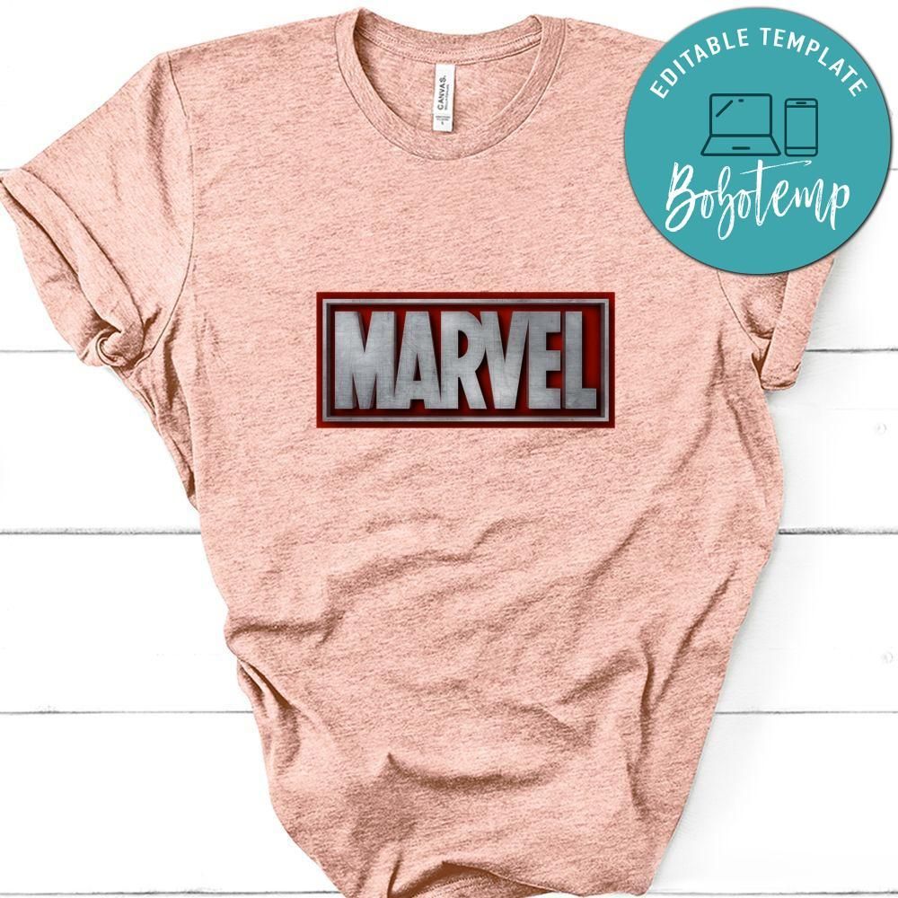 Marvel Typography Shirt